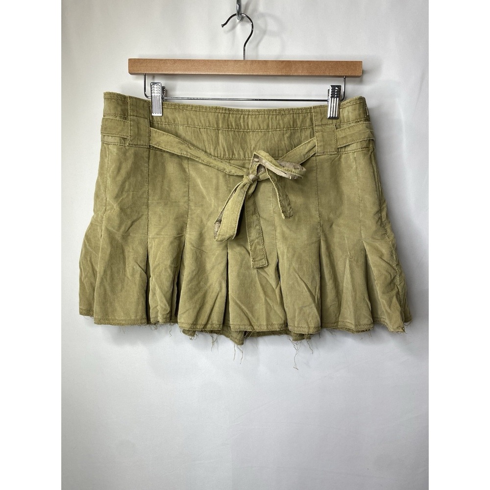 American Eagle Skirt Womens Sz 12 Pleated Micro Mini Preppy Academia School Girl